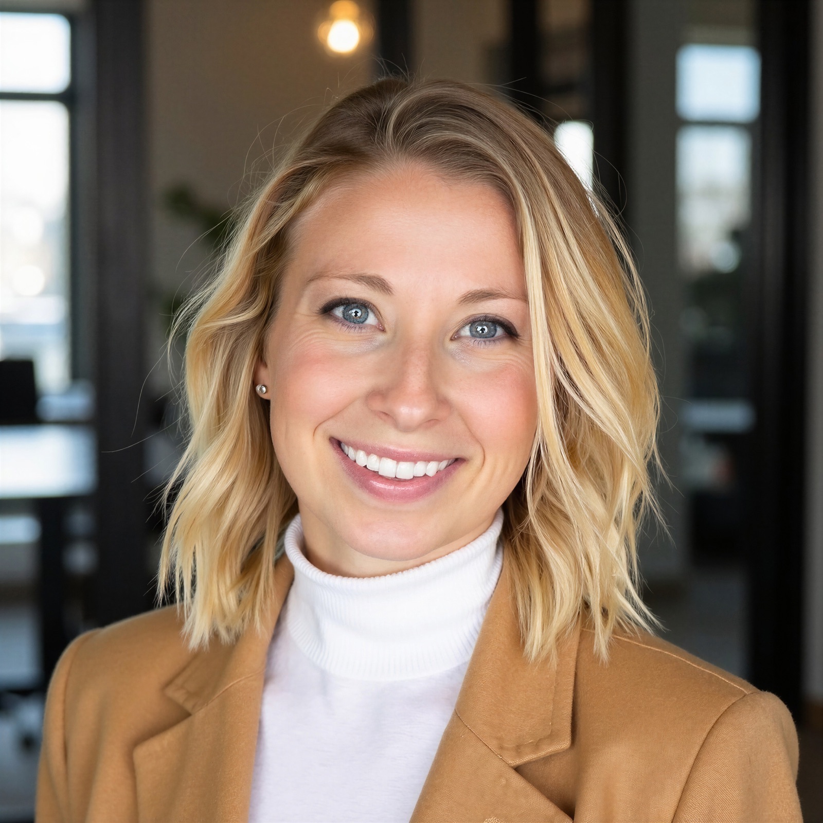 Patient smiling after restorative dental care